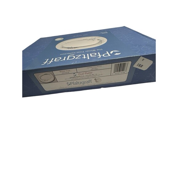 Pfaltzgraff The Winter Frost Collection Oval Platter  295-016-00 In Original Box - Picture 4 of 9